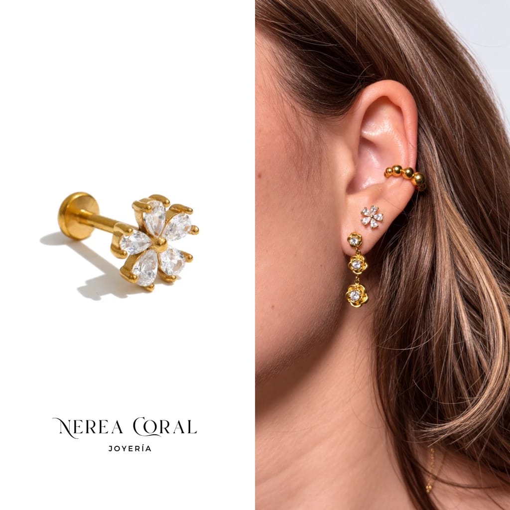 Joyería acero inoxidable zirconias Guatemala collar anillo arete 