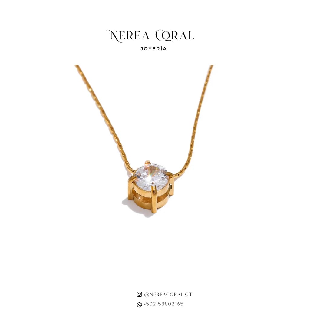 Joyería acero inoxidable zirconias Guatemala collar anillo arete 