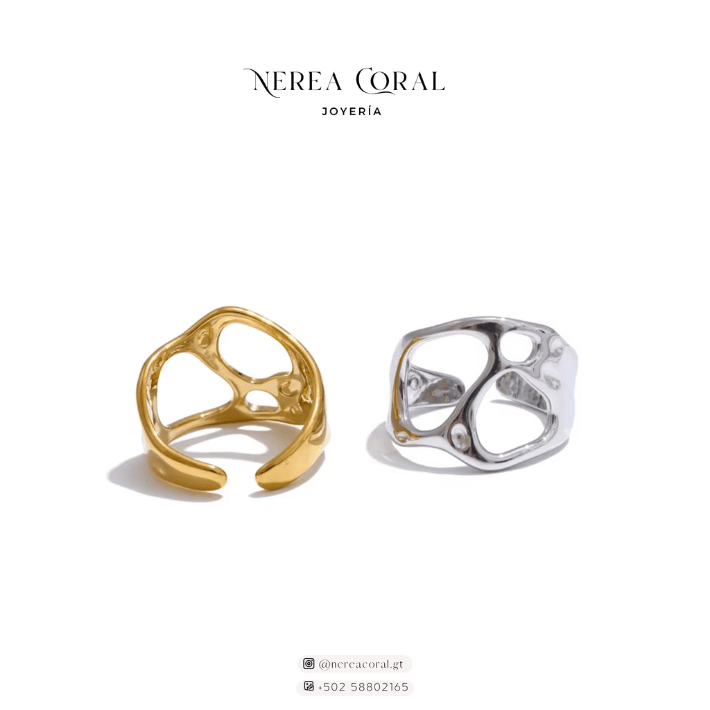 anillo dorado plateado acero inox guatemala