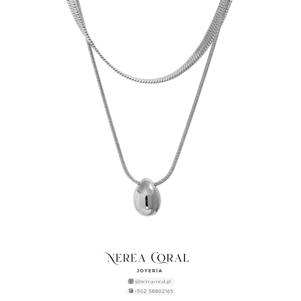 Collar plateado guatemala venta
