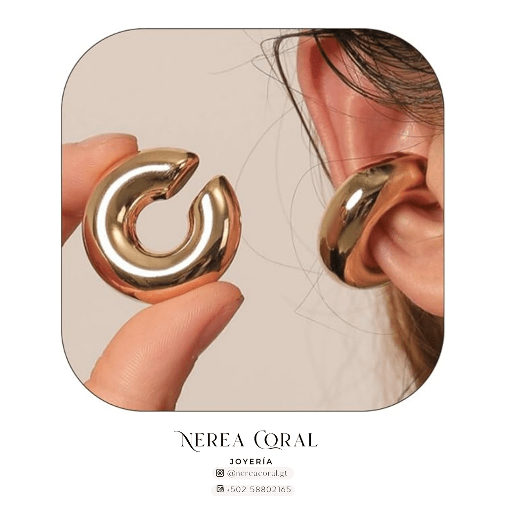 Earcuff Dorado, gordo