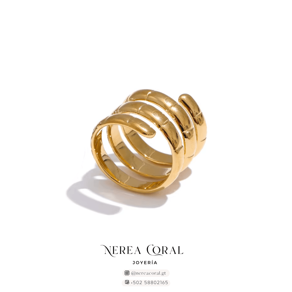 Anillo, espiral dorado De venta en GuatemalaAnillo, espiral dorado